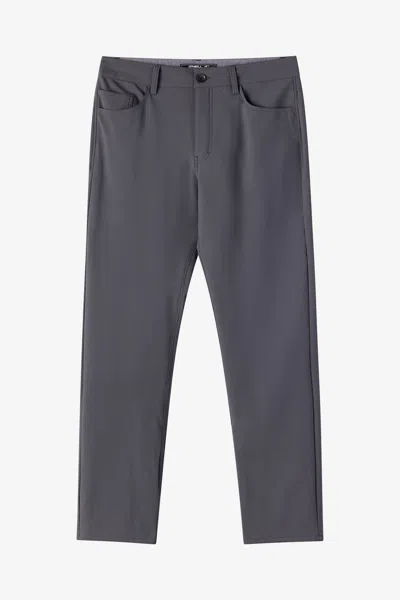 O'neill Men's Crossover 5 Pocket Standard Fit Hybrid Pants In Gray