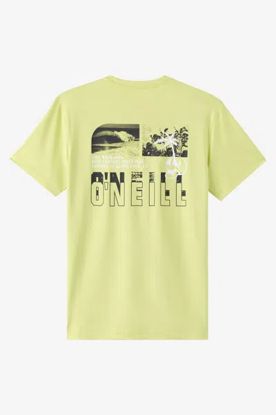 O'neill Men's Cutback Upf T-shirt In Yellow