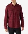 O'neill Men's Davies Flannel Button Shirt In Burgundy