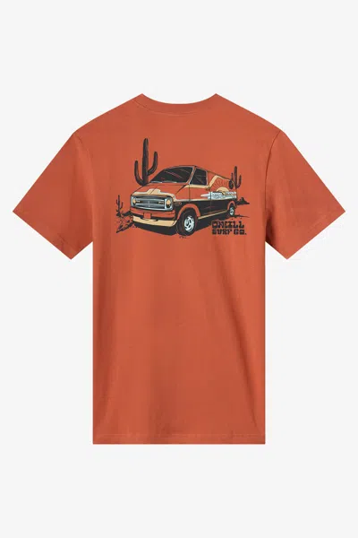 O'neill Men's De La Cruzer Classic T-shirt In Orange