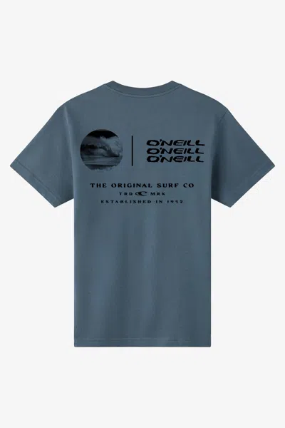 O'neill Men's Drop Shadow Classic T-shirt In Dark Slate