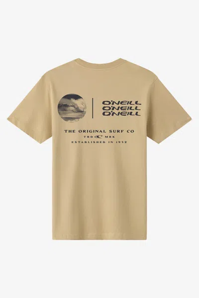 O'neill Men's Drop Shadow Classic T-shirt In Brown