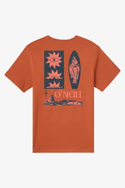 O'neill Men's Elsinore Classic T-shirt In Brown