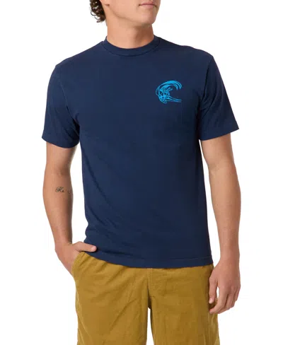 O'neill Men's Escape Boxy Short-sleeve T-shirt In Blue