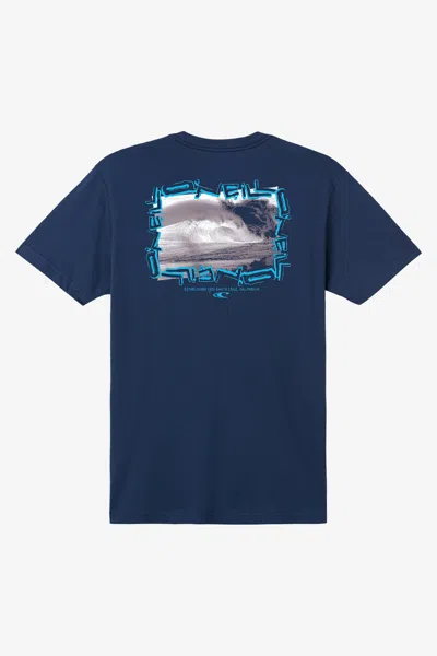 O'neill Men's Escape Boxy T-shirt In Blue