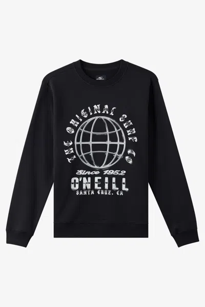 O'neill Men's Fam Classic Crew Neck Fleece In Black
