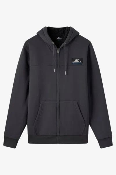 O'neill Men's Fifty Two High Pile Zip Fleece In Black