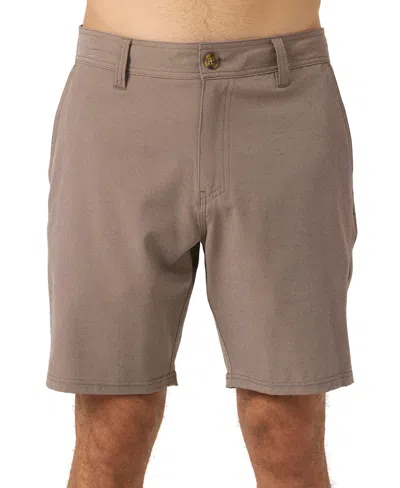 O'neill Men's Fixed Waist Regular-fit Hybrid Shorts In Brown