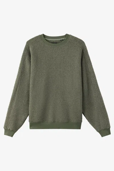 O'neill Men's Fuzzy Box Crew Neck Fleece In Green