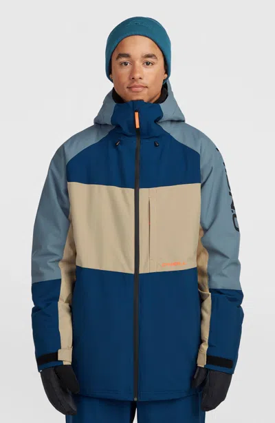 O'neill Men's Fwc Cruz Mean Machine Snow Jacket In Animal Print