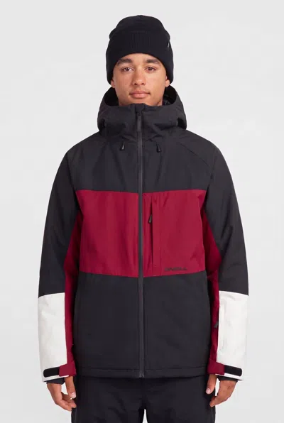 O'neill Men's Fwc Cruz Mean Machine Snow Jacket In Animal Print