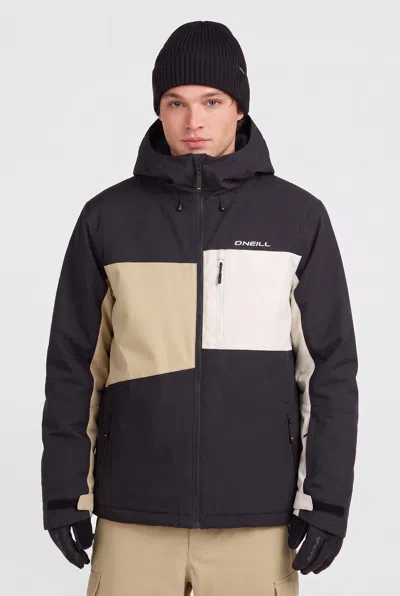 O'neill Men's Fwc Cruz Triple Snow Jacket In Black