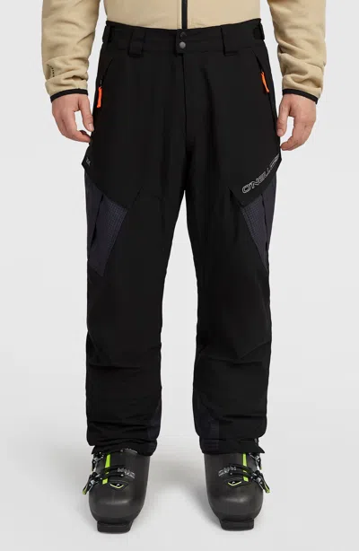 O'neill Men's Fwc Peak Cargo Snow Pants In Black