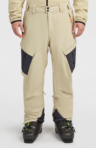 O'neill Men's Fwc Peak Cargo Snow Pants In Black