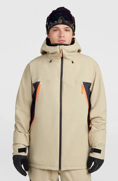 O'neill Men's Fwc Peak Pro Snow Jacket In Neutral