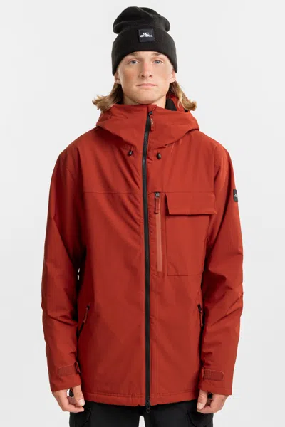 O'neill Men's Fwc Peak Snow Jacket In Animal Print