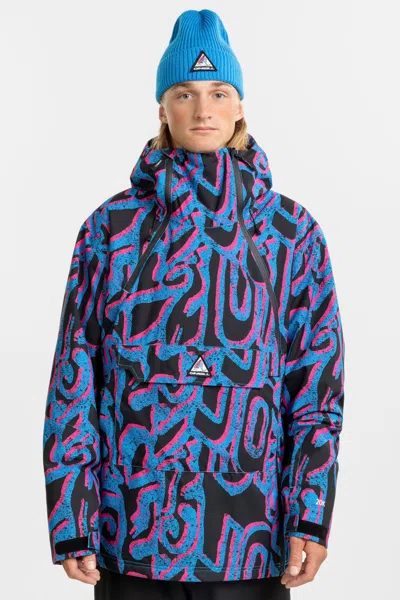 O'neill Men's Fwc Play Asymmetric Snow Jacket In Multi