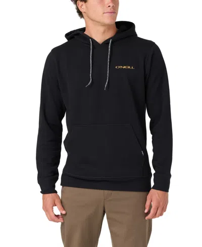O'neill Men's Glassy Days Print Long-sleeve Graphic Hoodie In Black