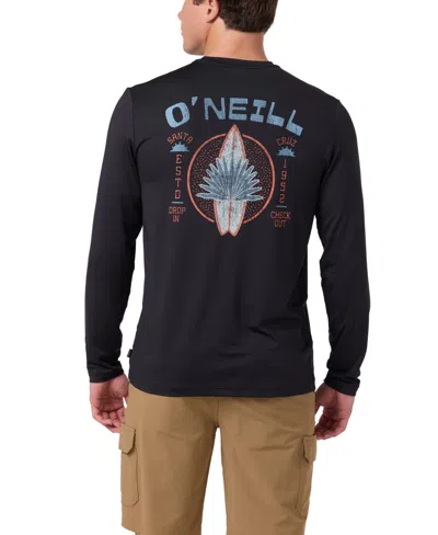 O'neill Men's Graphic Crewneck T-shirt In Black