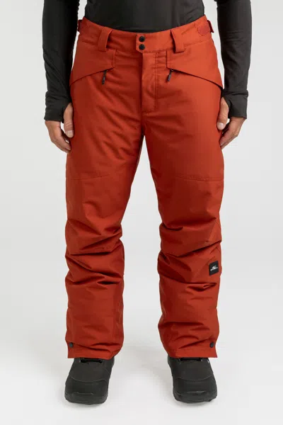 O'neill Men's Hammer Insulated Snow Pants In Red