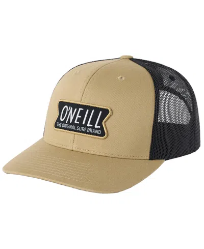 O'neill Men's Headquarters Trucker Hat In Khaki