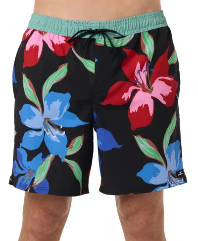 O'neill Men's Hermosa Printed Swim Trunks In Blue