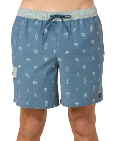 O'neill Hermosa Retro Swim Trunks In Blue