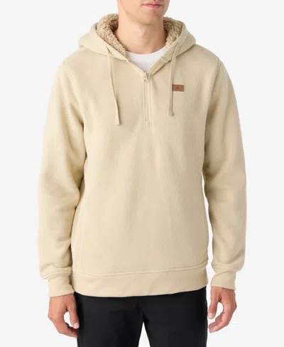 O'neill Men's High Pile Fleece Hoodie In Light Khaki
