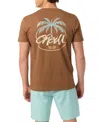 O'neill Home Grown Graphic T-shirt In Brown