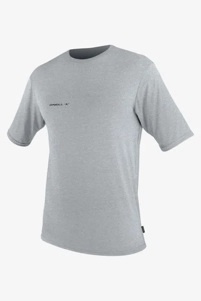 O'neill Men's Hybrid Short Sleeves Sun Shirt In Gray