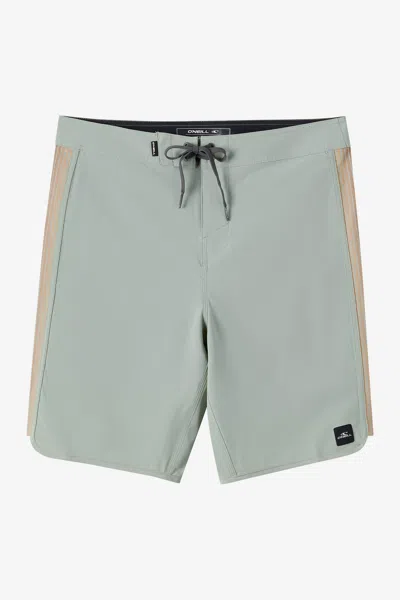 O'neill Men's Hyperfreak Blindside Scallop 19" Board Shorts In Green
