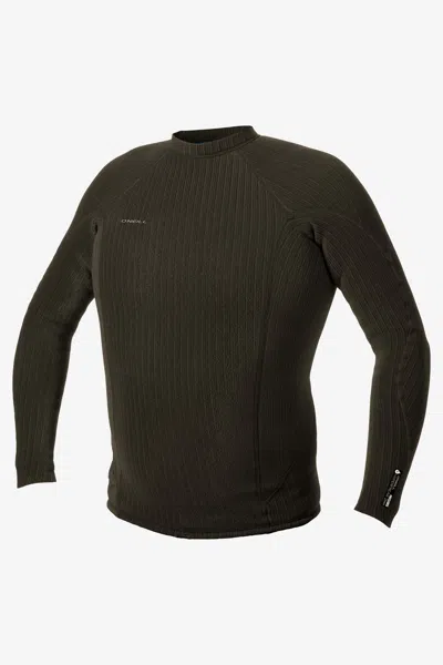 O'neill Men's Hyperfreak Comp-x 2mm Long Sleeves Wetsuit Top In Brown