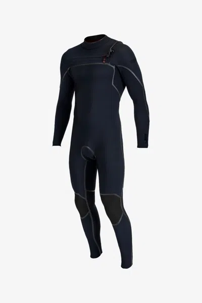 O'neill Men's Hyperfreak Fire 3/2mm+ Chest Zip Full Wetsuit In Black