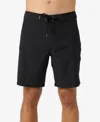 O'neill Superfreak Solid 21 Water Resistant Swim Trunks In Black