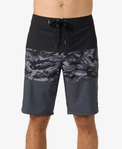 O'neill Men's Hyperfreak Heat Block 21 Board Shorts In Black Camo