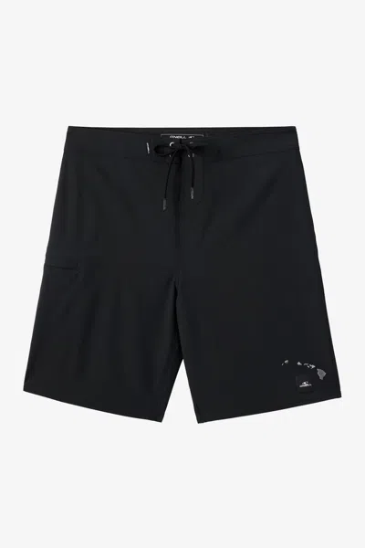 O'neill Men's Hyperfreak Heat Solid Hawaii 20" Board Shorts In Black