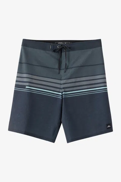 O'neill Men's Hyperfreak Heat Stripe 20" Board Shorts In Black
