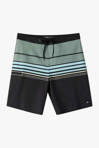 O'neill Men's Hyperfreak Heat Stripe 20" Board Shorts In Multi