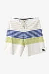 O'neill Hyperfreak Heat Stripe Swim Trunks In White