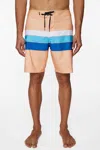 O'neill Men's Hyperfreak Heist Line Boardies In Cantalope In Neutral