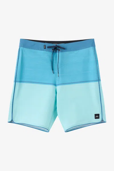 O'neill Men's Hyperfreak Mysto Block Scallop 19" Board Shorts In Blue