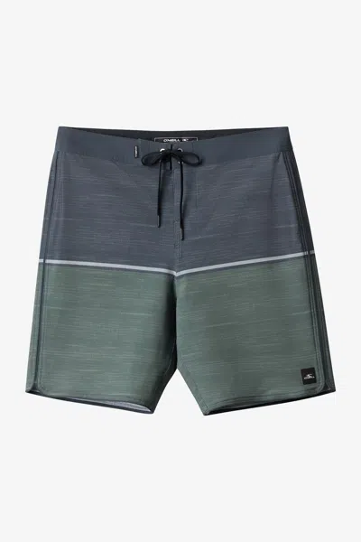 O'neill Men's Hyperfreak Mysto Block Scallop 19" Board Shorts In Brown