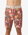 O'neill Men's Hyperfreak Mysto Scallop 19 Shorts In Ginger Spice