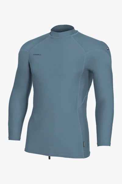 O'neill Men's Hyperfreak Skins Long Sleeves Rash Guard In Blue