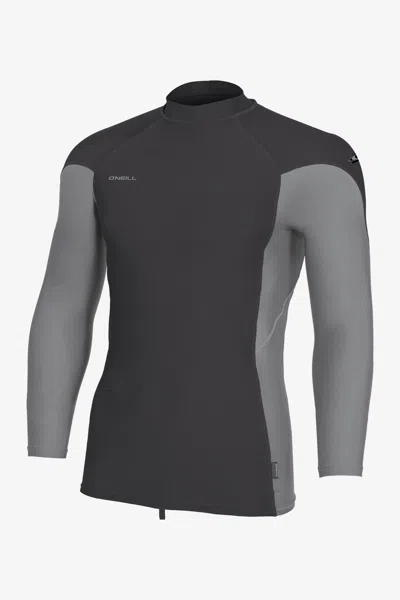 O'neill Men's Hyperfreak Skins Long Sleeves Rash Guard In Blue