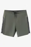 O'neill Men's Hyperfreak Tech Panel 18" Board Shorts In Army