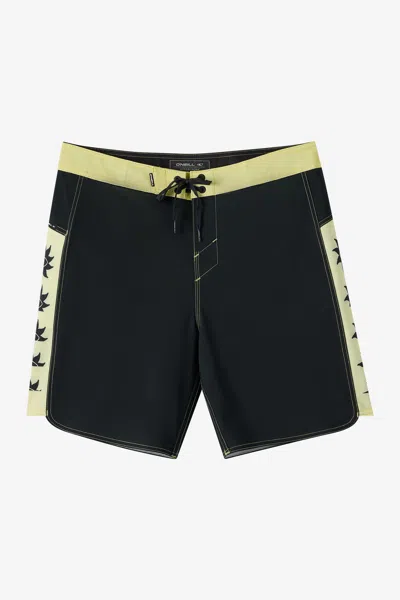 O'neill Men's Hyperfreak Tech Panel 18" Board Shorts In Black
