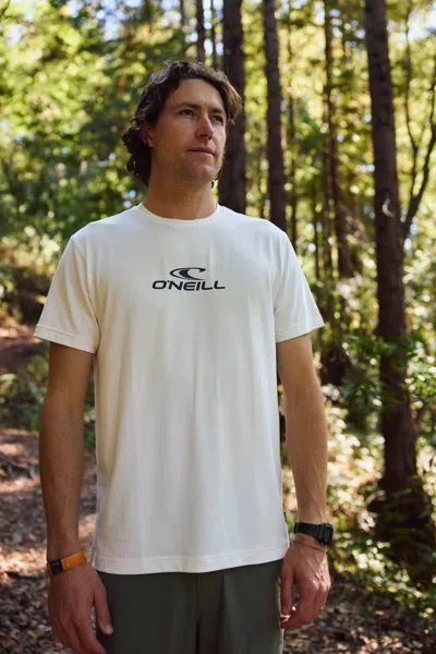 O'neill Men's Jack Upf Standard Fit T-shirt In White