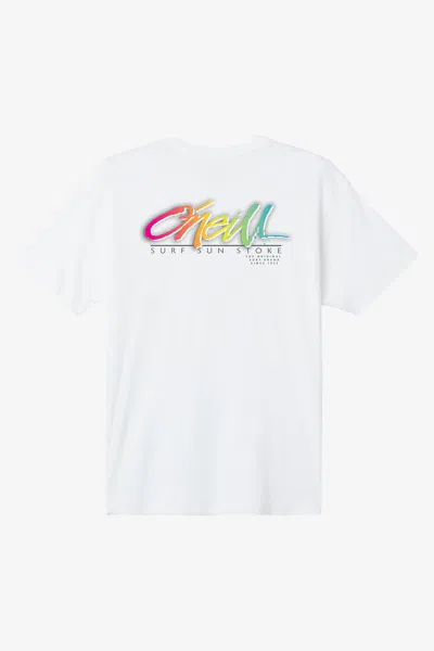 O'neill Men's Keys Classic T-shirt In White
