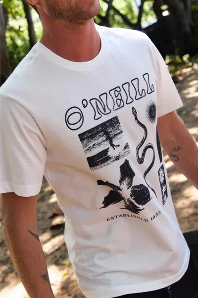 O'neill Men's Kitchen Sink Classic T-shirt In White